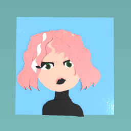Pink haired girl