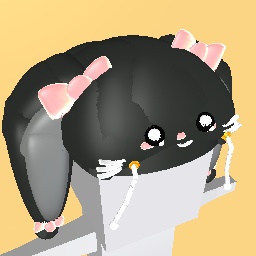 Kawaii Bunny Hat (Black)