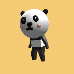 rosy cheeked panda