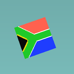 The flag of south africa