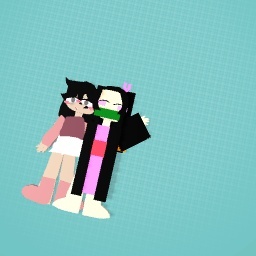 My avatar and the cute girl