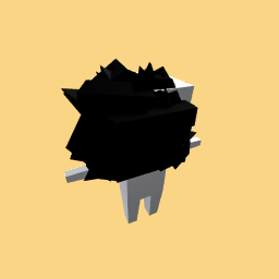 Crazy spiky hair