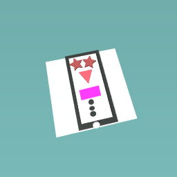 on a snowman app that is on the phone.