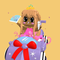Rich girl going to school 