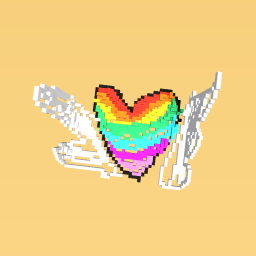 Rainbow heart