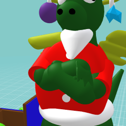Baby Dragon and his Christmas present