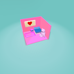 cute pink room