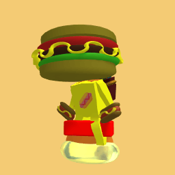 Hamburger dude