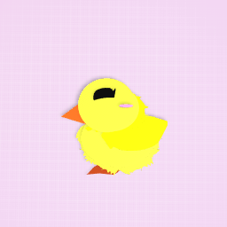 Sleeping fluffy chick :>