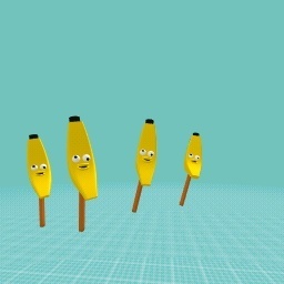 sticks of bananas