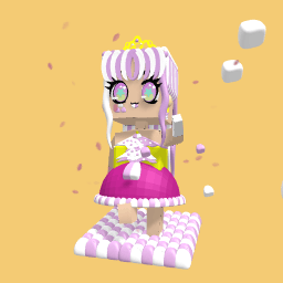 Marshmallow girl