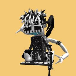 blach and white dots