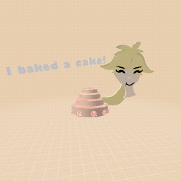 I baked a cake! -By L0Y4L