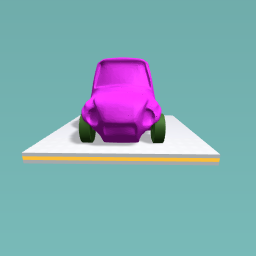 A pink car