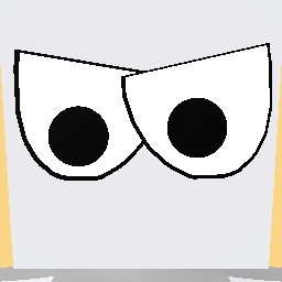 Cartoon evil eyes