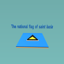 The national flag of saint lucia