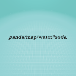 panda/map/water/book
