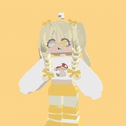 cute yellow girl,
