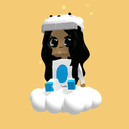 Cute polarbear onzie with beenie and snow!