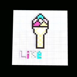 Unicorn ice cream ♡♡♡-