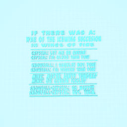 If There Was A War of The IceWing Succesion In Wings of Fire: