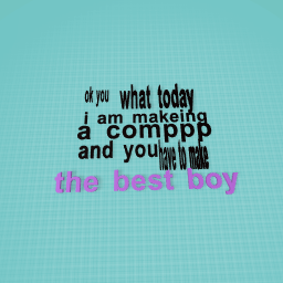 i am makeing a comp so.........in description