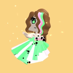 Cute watermelon girl