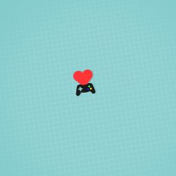 Heart balloon carring a gamer