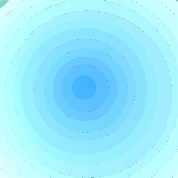 Blue circle gradient thing