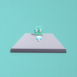 Ice block monster