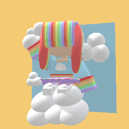 Pastel rainbow outfit