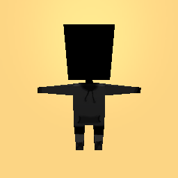 Large Cute Black Hoodie