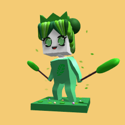 Nature and plant queen full outfit