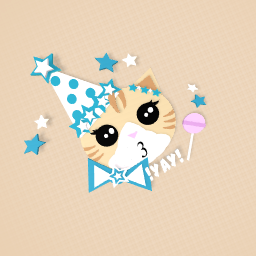 CUTE PARTY CAT