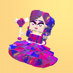 princess heart pink