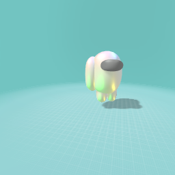 white glowing among us