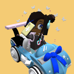Girl in car