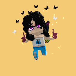 dark butterfly queen (her pose is suppost to be flying)