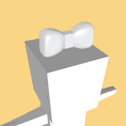 Simple Grey Bow (4S)