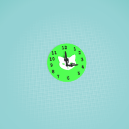 Cat clock