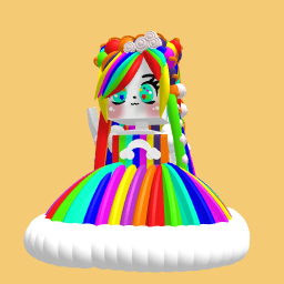 Rainbow girl