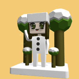 Snowman girl