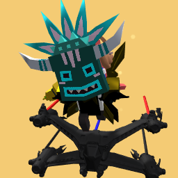 man on hover board naruto runnig