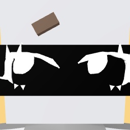 rectangular black censor eyes!