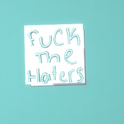 I dont like haters