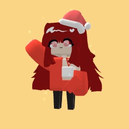 Preepy cristmas girl