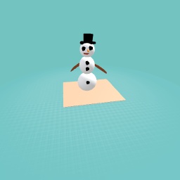 A snow man