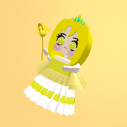 yellow prinsess girl