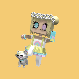 My cute avatar with a cat