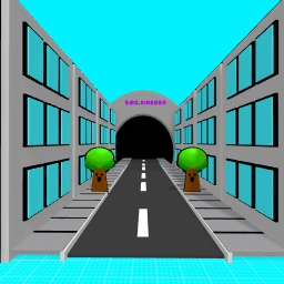 Town setting